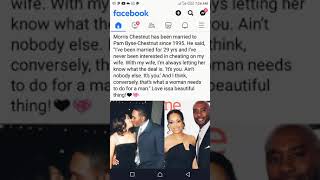 Celebrity Morris Chestnut has been married to Pem Byse Chestnut since 1995. Wealth