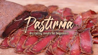 Пастирма/Бастурма для начинающих - вяленое мясо для начинающих