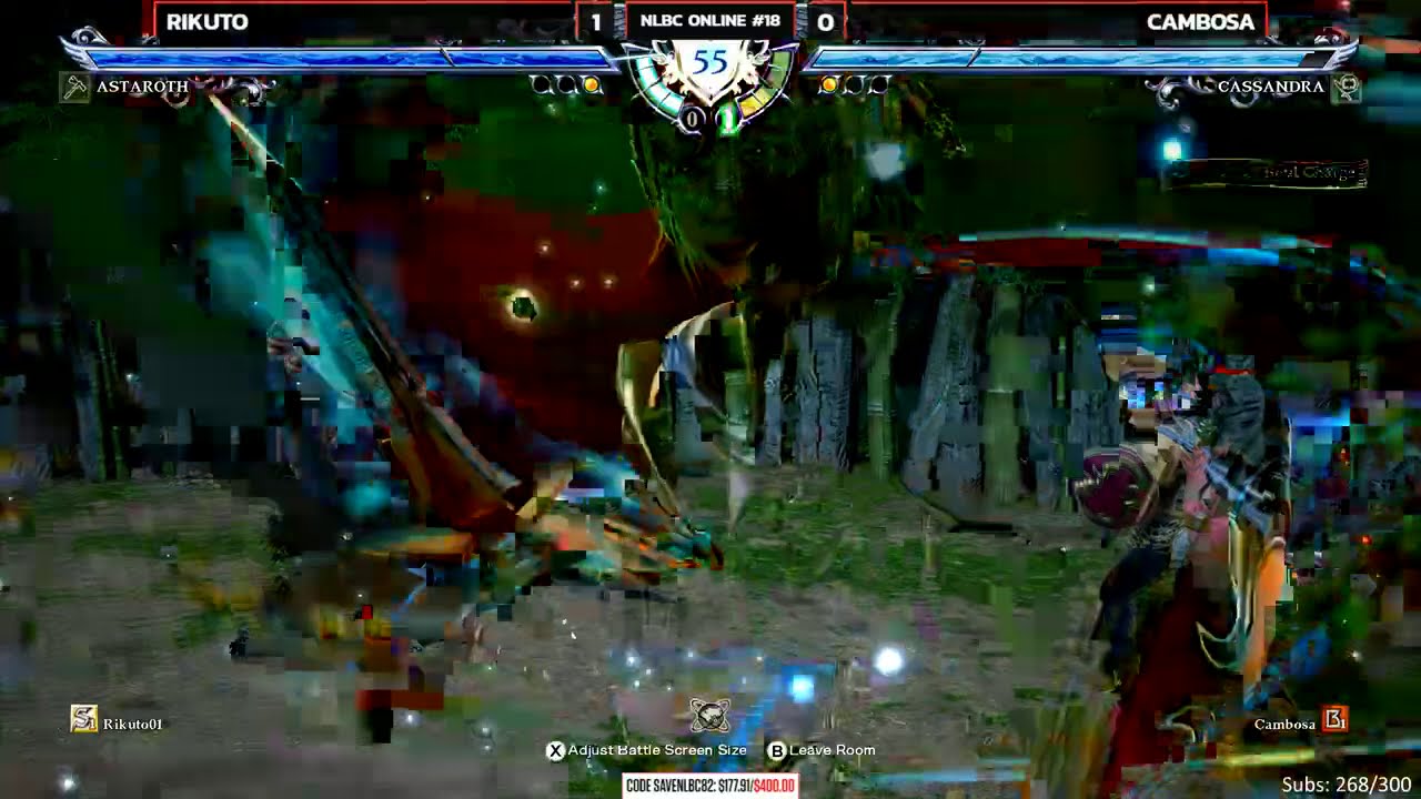 Soulcalibur VI @ NLBC Online #18 - Rikuto vs Cambosa [4K/60fps]