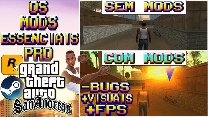 AS DIFERENÇAS DO GTA SAN ANDREAS DE PS2 (Todas as Versões Oficiais