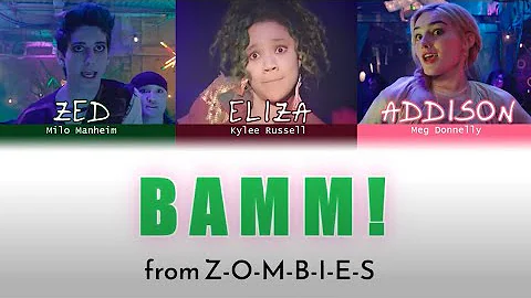 ZOMBIES - BAMM ( Color Coded Lyrics )