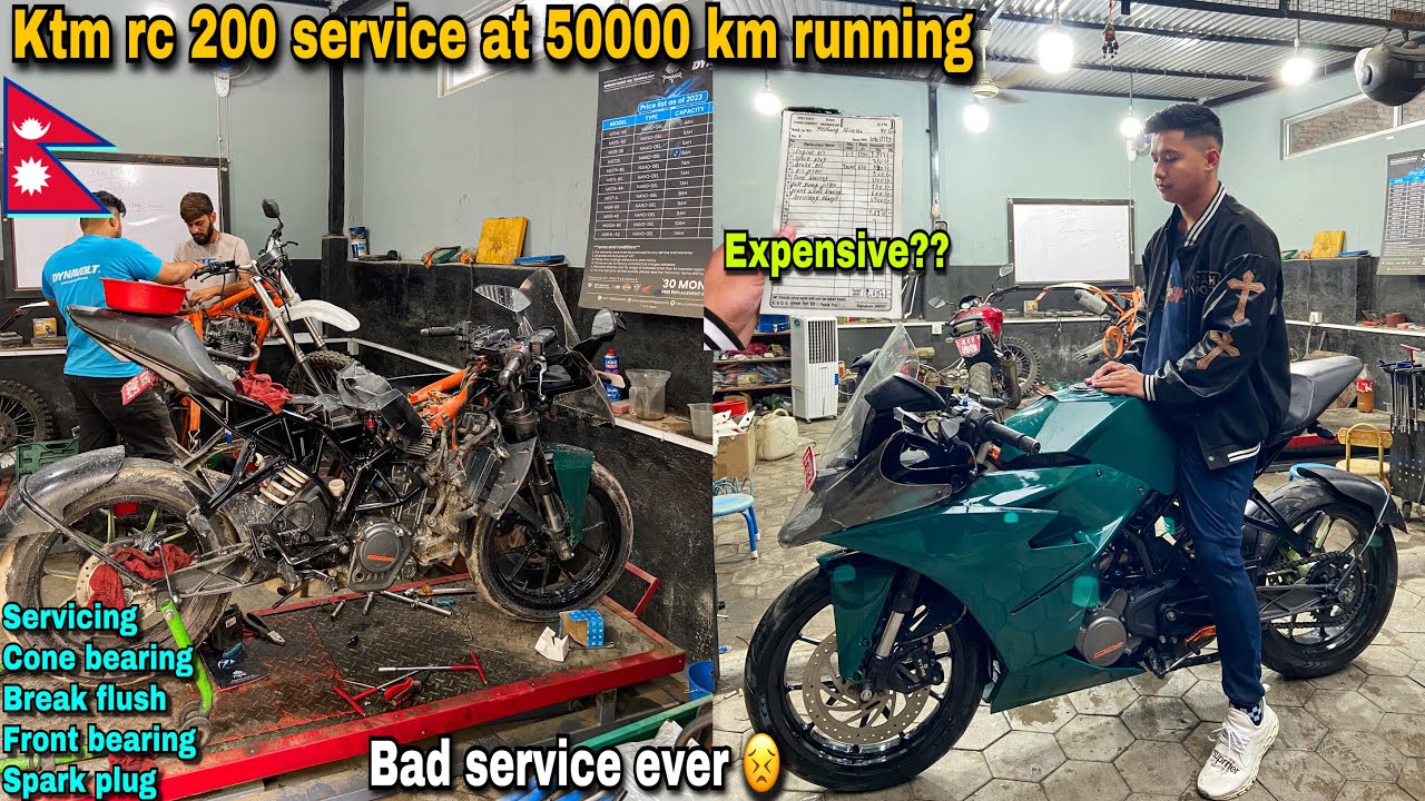 service cost of ktm rc 200