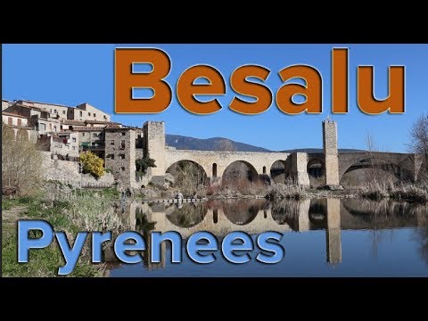 Medieval Town & Bridge of Besalu - Pyrenees, Spain