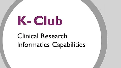 Clinical Research Informatics Capability