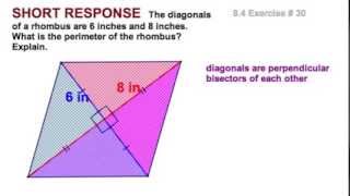 8.4 Rhombus Rectangle Square