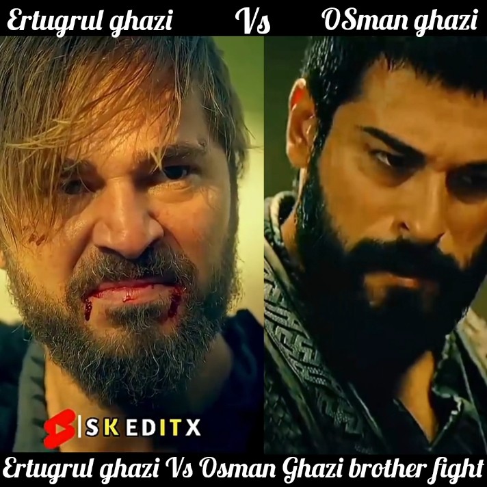Ertugrul Ghazi vs Osman Ghazi | Brother Fight Attitude | #shortsfeed #ertugrulghazi #viral