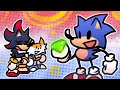 Sonic eats a chaos emerald animation