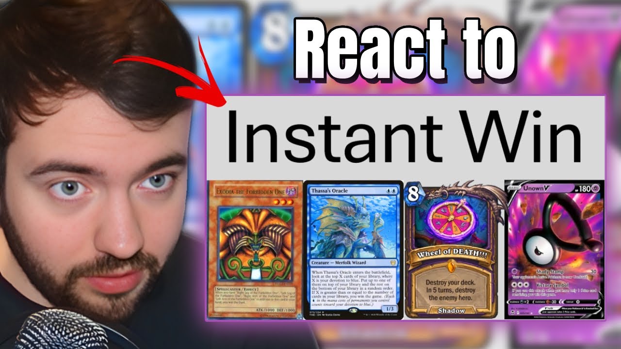 Joshua Schmidt reacts to "How Good are Win the Game Effects in Every Card Game?"