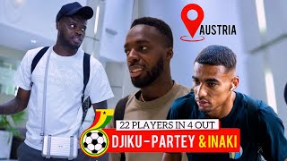 BLACK STARS AUSTRIA CAMP NEWS! THOMAS PARTEY &amp; INAKI WILLIAMS…22 PLAYERS FIRST TRAINING, YIRENKYI