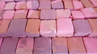 Different colours soft gym chalk blocks mass crush |crispy|satisfying| ASMR ‎⁨sanaimran3986⁩ HWA❤️ screenshot 5
