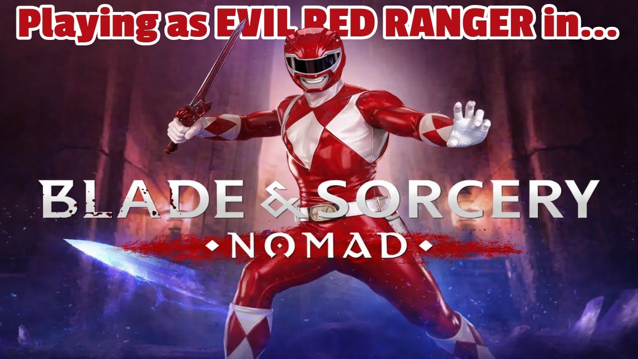 Playing as EVIL RED RANGER in Blade and Sorcery! - YouTube