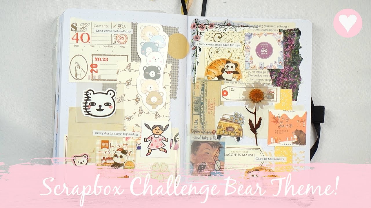 Scrapbox Challenge No.2 Bear Theme