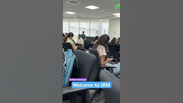 Welcome Session at IBM ISL #ibm #tech