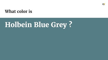 Holbein Blue Grey color #547d86 hex color - Green color - Warm color 547d86