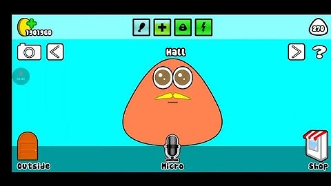 Pou Mod Game And Gameplay Part 22 | Android Mobile Games No Level 1000 | Landscape Mode
