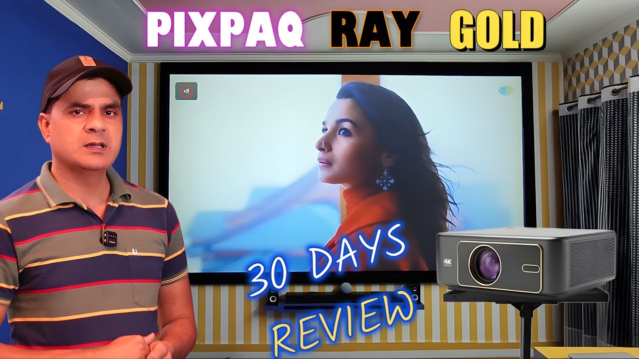 Pixpaq Ray Gold Projector | 30 Days Review | Pros and Cons | Should you buy?