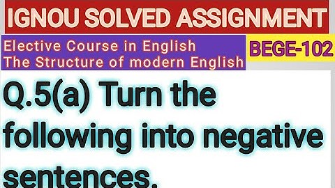 IGNOU SOLVED ASSIGNMENT BEGE-102 Q.5(a)