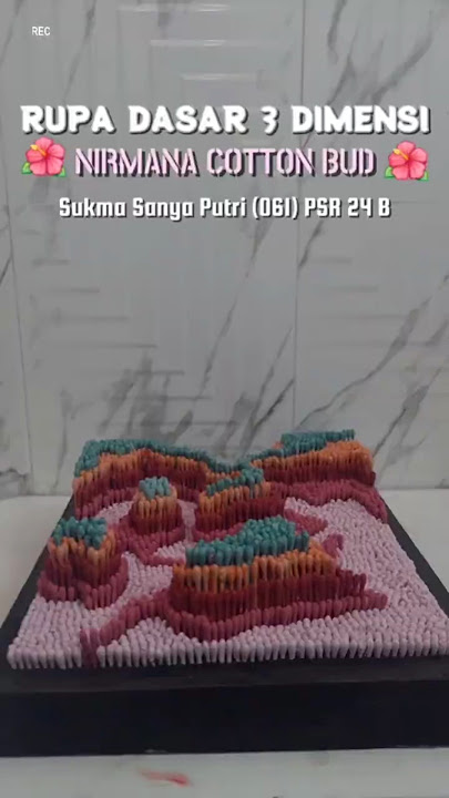 NIRMANA COTTON BUD - RUPA DASAR 3D✨️