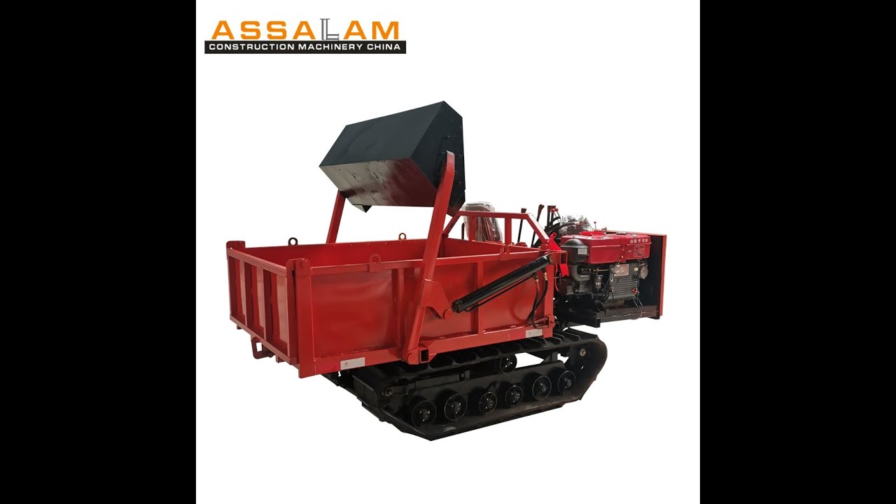 china self loading mini dumper ride on crawler dumper truck for sale 