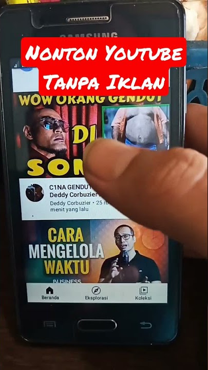 Nonton Youtube tanpa iklan, coba pakai HP samsung ini | #youtubeshorts