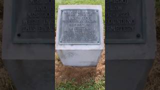 The grave site of Robert Preston and his early pioneer family historic grave walks