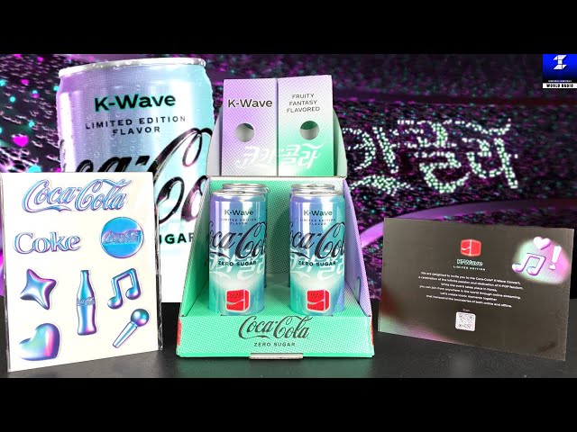 Coca-Cola Creations K-Wave Zero Sugar Unboxing | Limited Edition