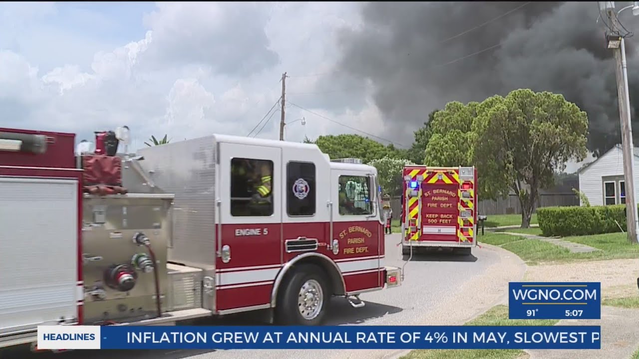 Chalmette shed fire under investigation YouTube