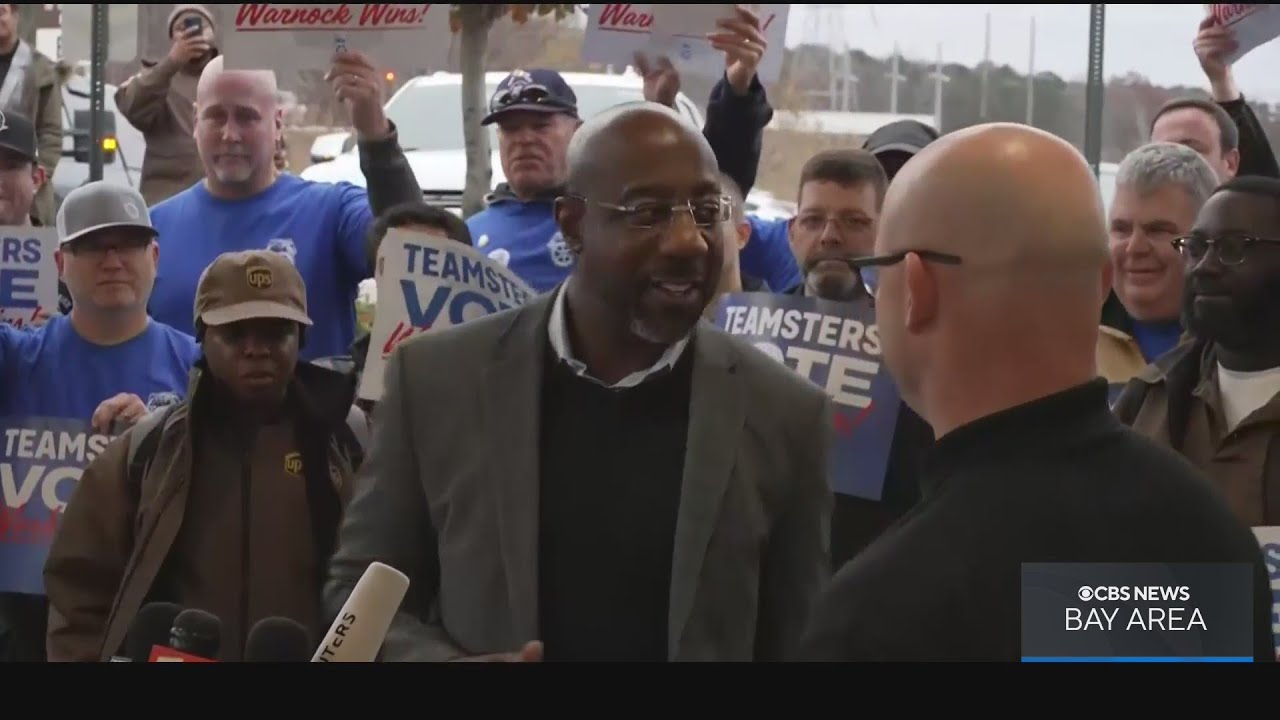 Voters go to the polls in key Georgia U.S. Senate race - YouTube