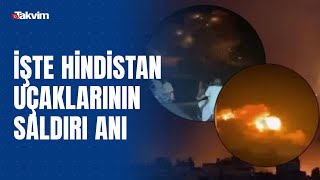 Hindistan-Pakistan savaşı başladı! İşte Hindistan'ın Pakistan'ı füzelerle hedef aldığı anlar