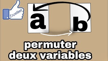 comment permuter le contenu de deux variables sans variable intermédiaire