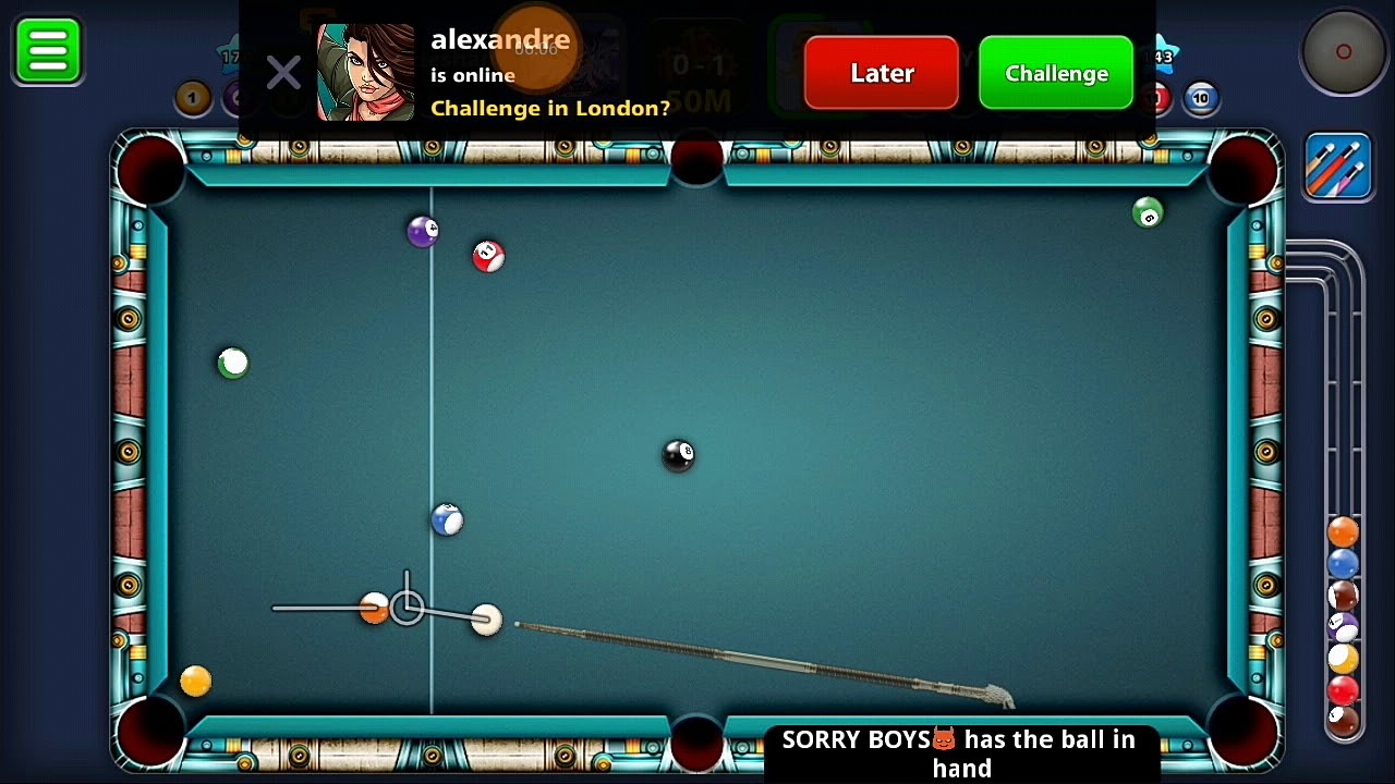 All indirect trick shot in Berlin Plats insane 8 ball pot