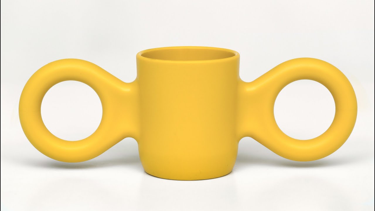 Dombo mug (aka Domoor cup) by Richard Hutten "makes people happy"