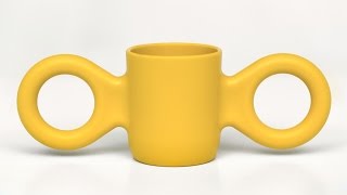 Dombo mug (aka Domoor cup) by Richard Hutten "makes people happy"