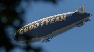Goodyear Blimp flyover at the Skinner's Butte Eagle Nest sight