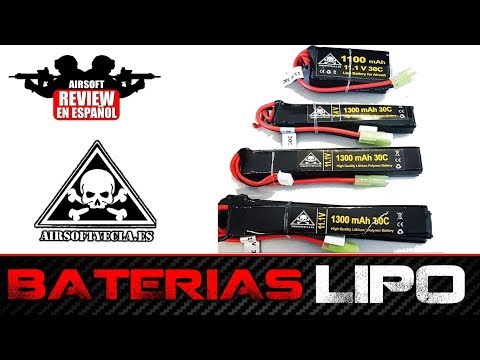 BATERIAS LIPO 7.4 y 11.1 Airsoft Review en Español