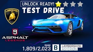 TEST DRIVE LAMBORGHINI ASTERION Asphalt 9 Legends  Gameplay ios