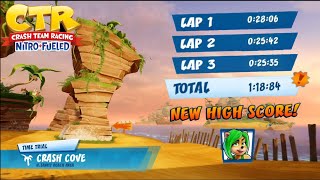 [CTRNF] Crash Cove 1:18:84 PB
