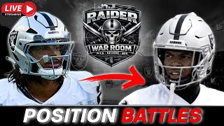 🚨 #RAIDERS LIVE | Camp battles HEAT UP in OTA's | AOC shining early | BIG names still MISSING