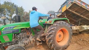 Eicher 557 | Sonalika Soil Loading And Unloading Tractorvideo  Part1 Digital Unload Facility Tractor