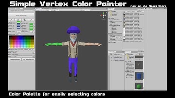 Simple Vertex Color Painter Standalone Edition for Unity