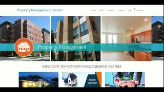 Python Django and MySQL Project on Property Management System