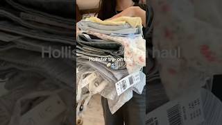 Hollister order try-on haul #summer #hollister #haul #tryon #clothes #fyp #hollisterhaul