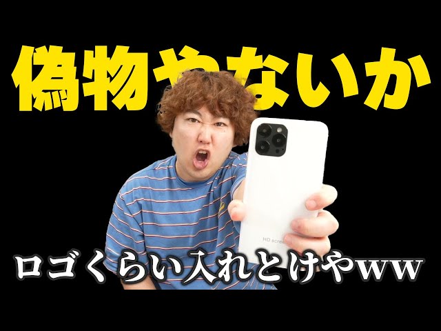 I bought the iPhone 13 Pro Max (10,000 yen) from Aliexpress