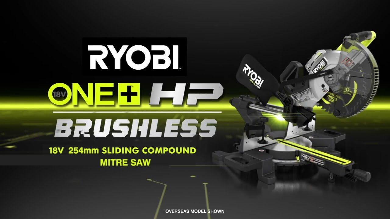 18V ONE+ HP BRUSHLESS 10 SLIDING COMPOUND MITER - RYOBI Tools