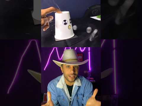 فقط با یه لیوان کاغذی دود حلقه ای بی نهایت درست کردیم  