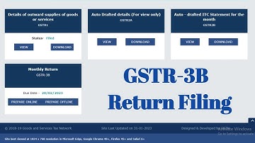How To GSTR 3B Return Filing Offline ..!