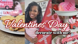 VALENTINES DAY DECORATE WITH ME 2023 // MILITARY WIFE VLOG