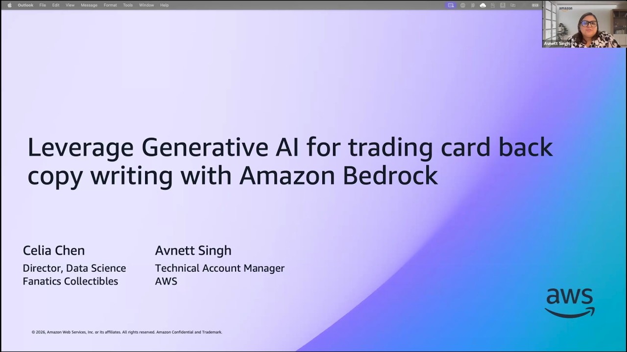 Q2 2026 Retail Meetup | Fanatics - Generative AI for Trading Card Production | AWS Events