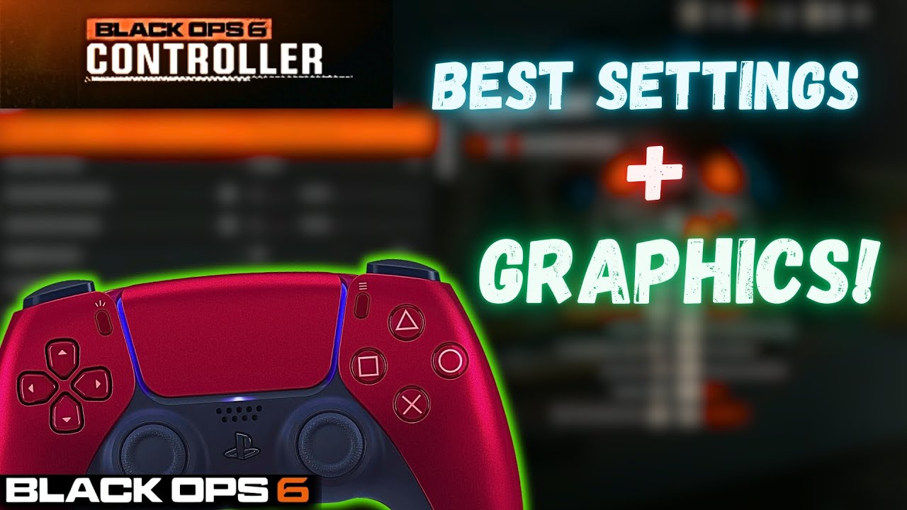 BEST CONTROLLER/GRAPHIC Settings for BLACK OPS 6.. IMPROVE VISIBILITY! (PS5)