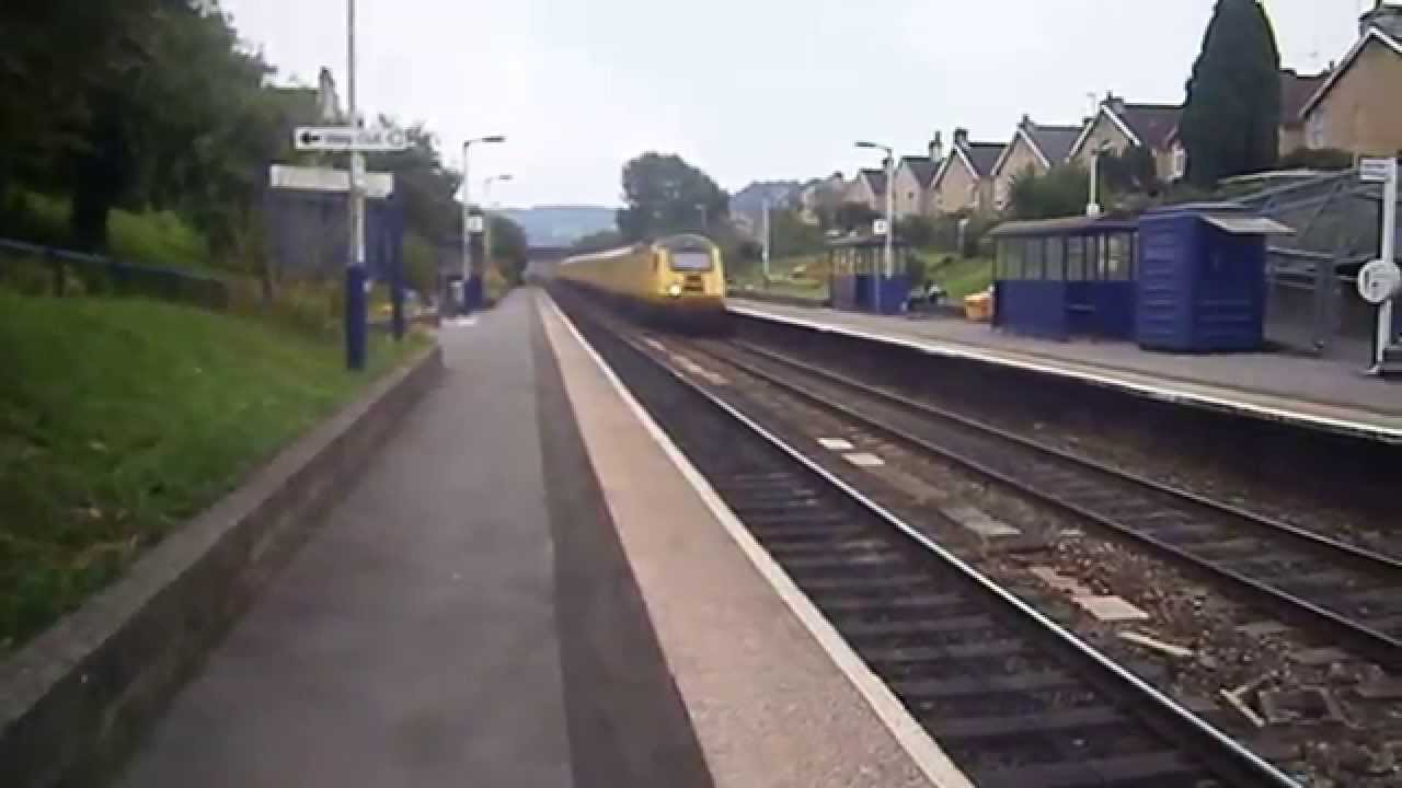Network Rail HST no: 43014-43062 @ Oldfield Park {1z17} 05-09-2014 {New ...